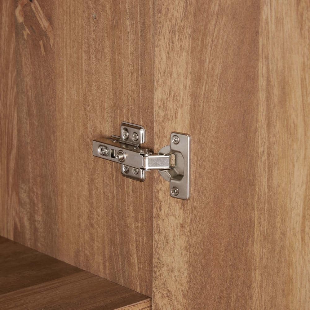 Golden Brown Contemporary Modular Wardrobe Closet Set