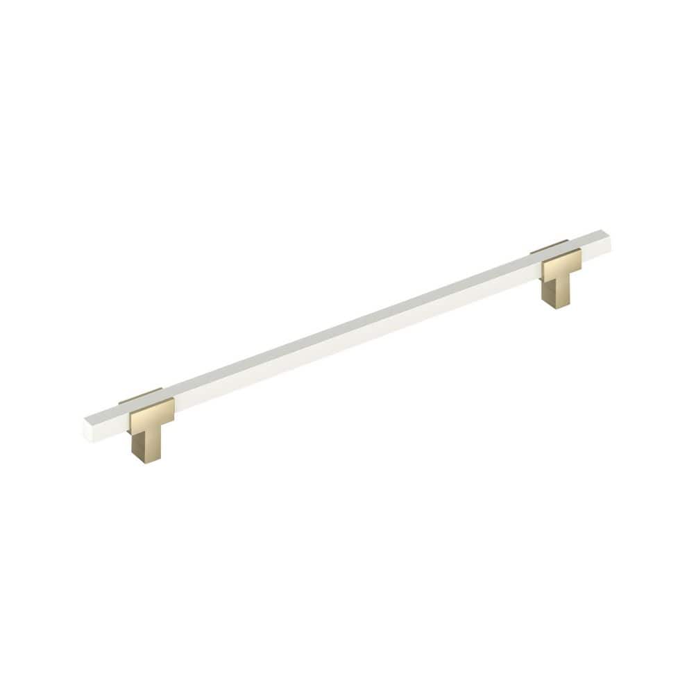 Urbanite 18 in. (457mm) Center-to-Center Golden Champagne/White Bar Appliance Cabinet Pull price history on PriceWatchPro
