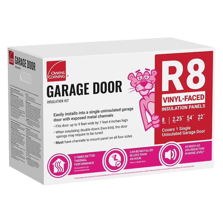 Owens Corning Garage Door Fiberglass Insulation Kit 22 in. x 54 in. (8-Panels)