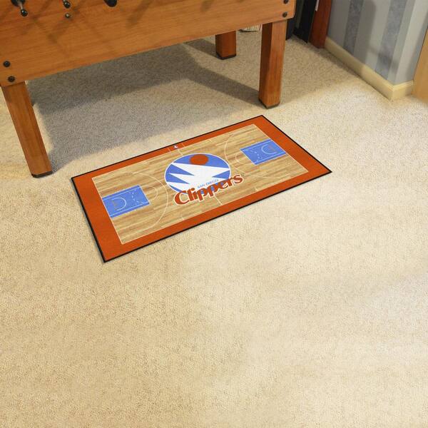 FANMATS San Diego Clippers_NBA Retro San Diego Clippers Starter Mat Accent  Rug - 19In. X 30In.