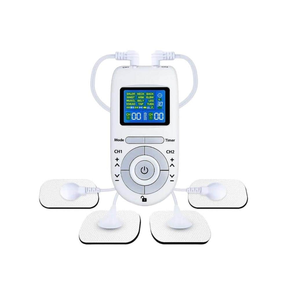 12-Modes Digital Dual Channel Electric EMS Muscle Massage Stimulator Therap