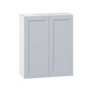 Cumberland 33 in. W x 40 in. H x 14 in. D Light Gray Shaker Assembled Wall Kitchen Cabinet