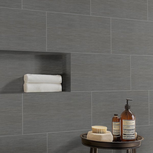 Metro Gris 12 in. x 24 in. Matte Porcelain Floor and Wall Tile (16 sq. ft. /Case)