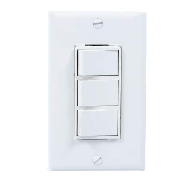 Broan-NuTone 4-Function Wall Control in White