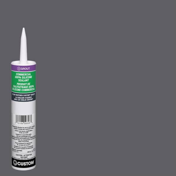Custom Building Products Commercial #370 Dove Gray 10.1 oz. Silicone Caulk