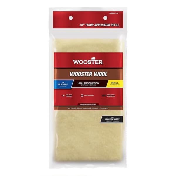 Wooster 10 in. x 1/2 in. Wool Floor Applicator Refill