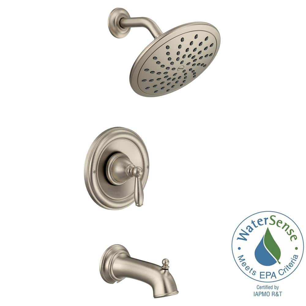 Classic Distressed Bronze 8" Single-Function Showerhead with Diverter