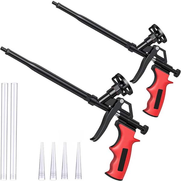 AG950 Insulation Spray Foam Gun 12.6 in., Non-Stick PTFE Coated, Heavy-Duty Foam Dispensing Tool (2 Pack)