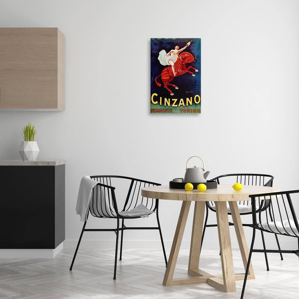 Cinzano Wine Advertisement by Marcus Jules Unframed People Graphic Art Print 24 in. x 16 in. price history on PriceWatchPro