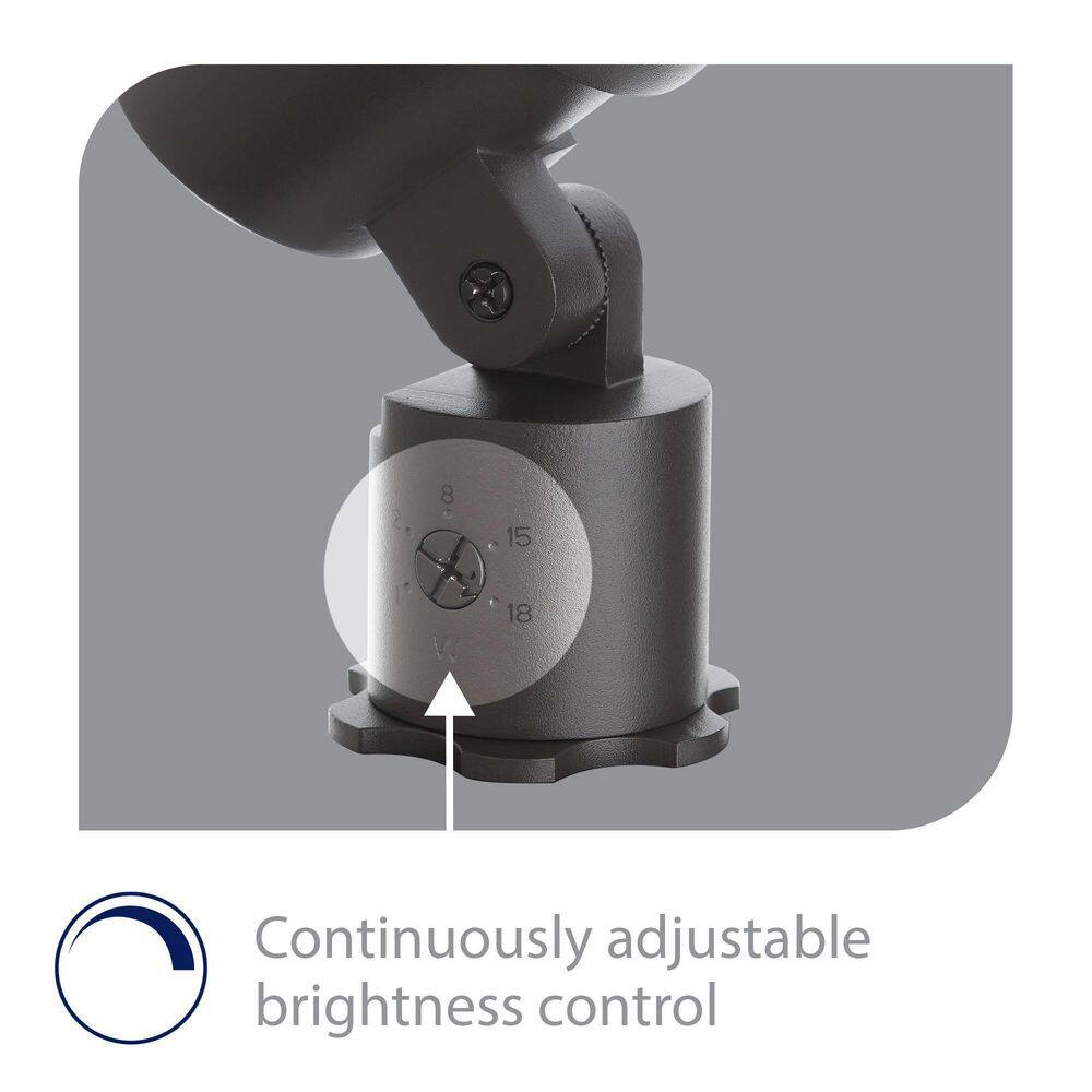 Black Aluminum LED Landscape Spotlight