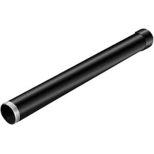 21 in. H x 3 in. Dia Sail Pole Extension Powder Coated Heavy-Duty Steel Sun Shade Extension Pole for Deck in Black