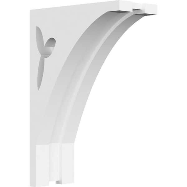 Ekena Millwork Naple 1.5 in. W x 6 in. H x 4 in. D Signature Urethane Polyurethane Corbel