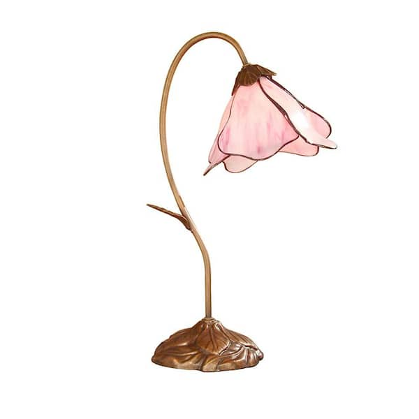 Dale Tiffany 19 in. Poelking Dark Antique Bronze Table Lamp