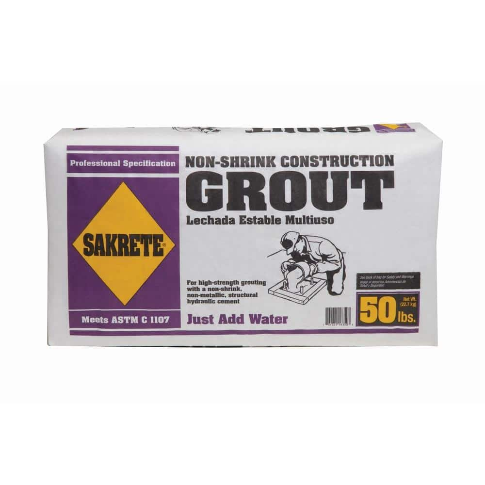 Quikrete 50 lb. Non-Shrink General Purpose Grout Concrete Mix 158501 - The  Home Depot