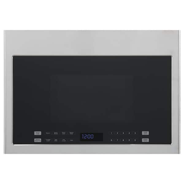 Haier 24 in. 1.4 cu. ft. Over the Range Microwave in Stainless Steel  HMV1472BHS - The Home Depot