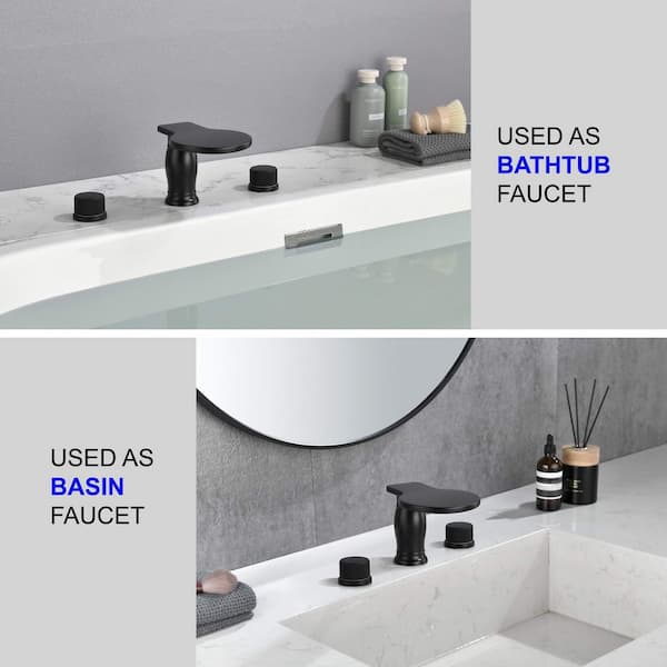 widespread bathtub faucet