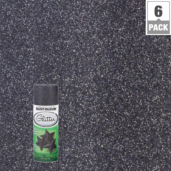 Rust-Oleum Specialty 10.25 oz. Silver Glitter Spray Paint (6-Pack