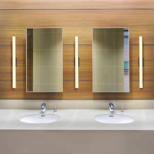Procyon VMW11024CH 24 in. Chrome ETL Certified Integrated LED Vanity and Bathroom Lighting Fixture AC LED ADA Compliant