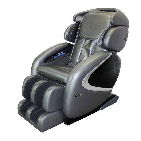 TITAN Osaki Gray Faux Leather Reclining Massage Chair