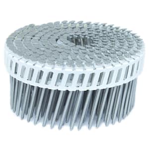2.25 in. x 0.092 in. 15-Degree Ring Stainless Plastic Sheet Coil Siding Nail 3,200 per Box