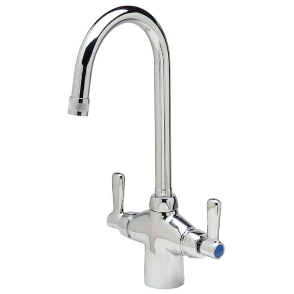 Zurn Single Hole 2-Handle Laboratory Faucet in Chrome