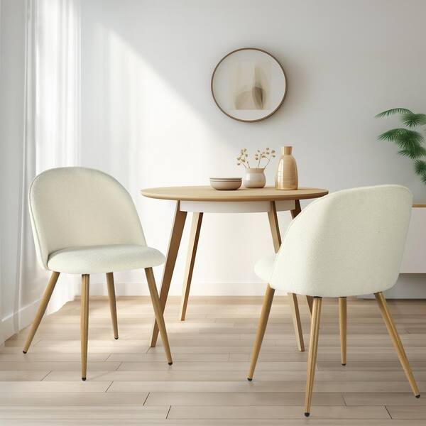 Homy Casa Zomba Piping Modern Fabric Upholstered Dining Side Chair ...