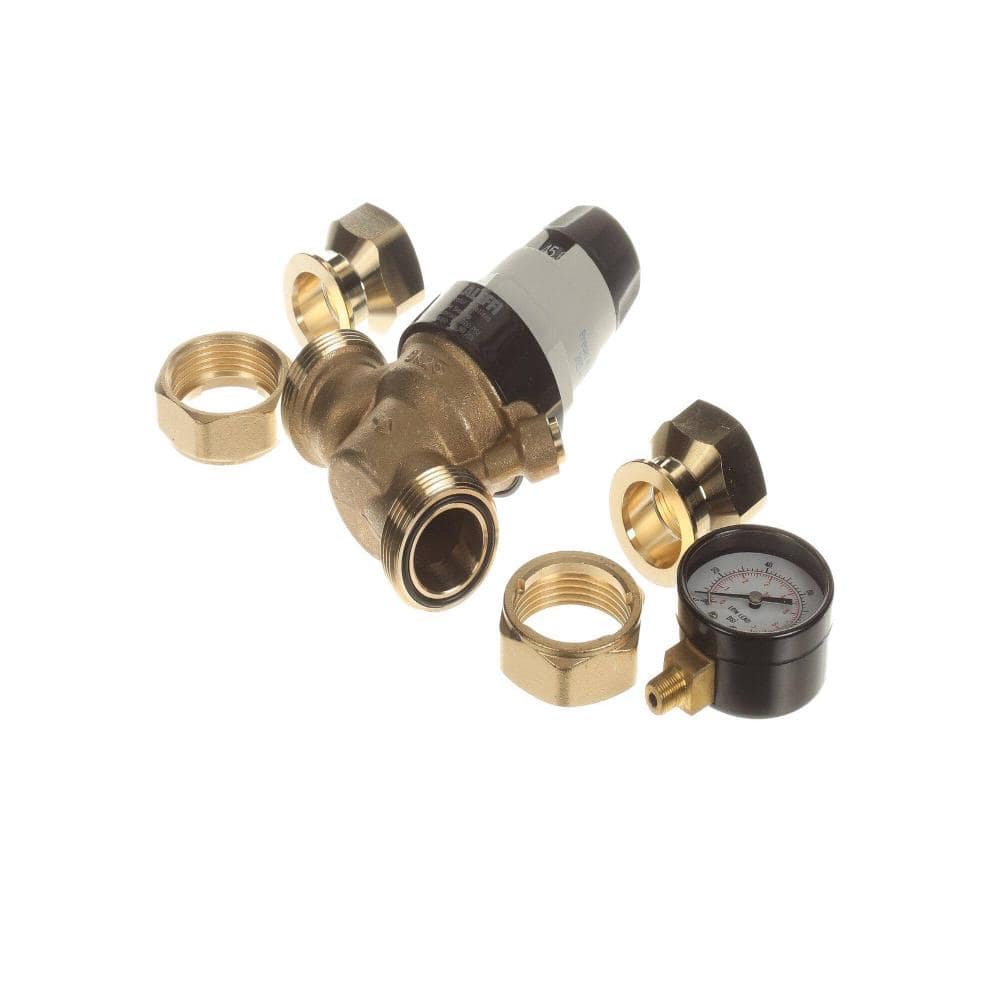 "Pressure Reducing Valve Gauge Adjustable-Preset 45Psi 1"" Fnpt Union 19Gpm Max Flow Prescal 535361HA" price history on PriceWatchPro