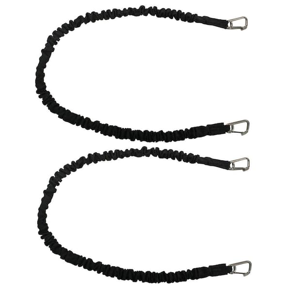 Extreme Max BoatTector RV/Marine High-Strength Dock and Storage Bungee Value 2-Pack - 72", Black