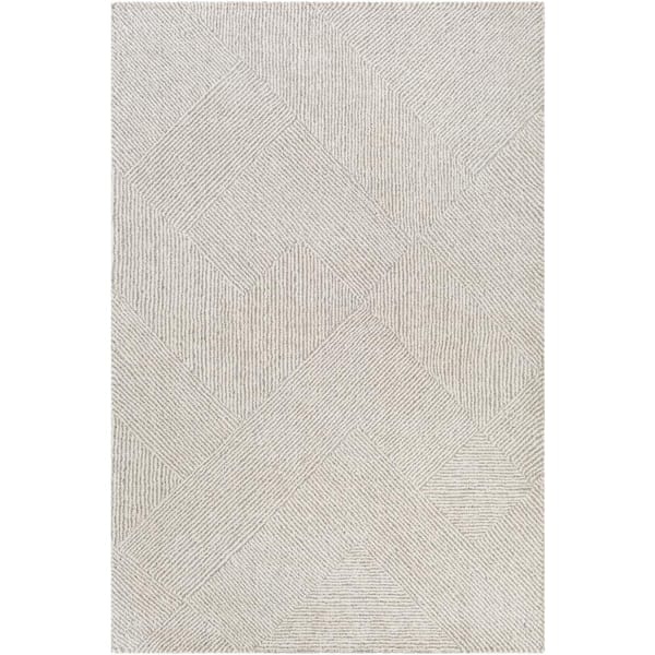 Livabliss Zora Cream Geometric 7 ft. x 10 ft. Indoor Area Rug