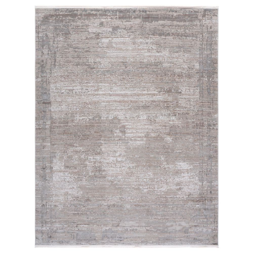 Platinum 8 ft. x 10 ft. Gray/Beige Solid Area Rug price history on PriceWatchPro