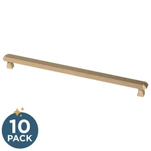 Napier 8-13/16 in. (224 mm) Champagne Bronze Cabinet Drawer Pull (10-Pack)