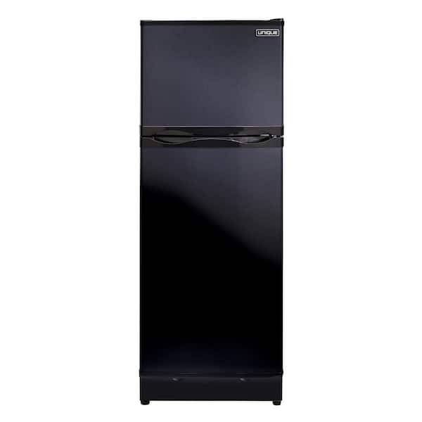 Unique Appliances Off-Grid 23.5 in. 8 cu. ft. Propane Top Freezer Refrigerator in Black