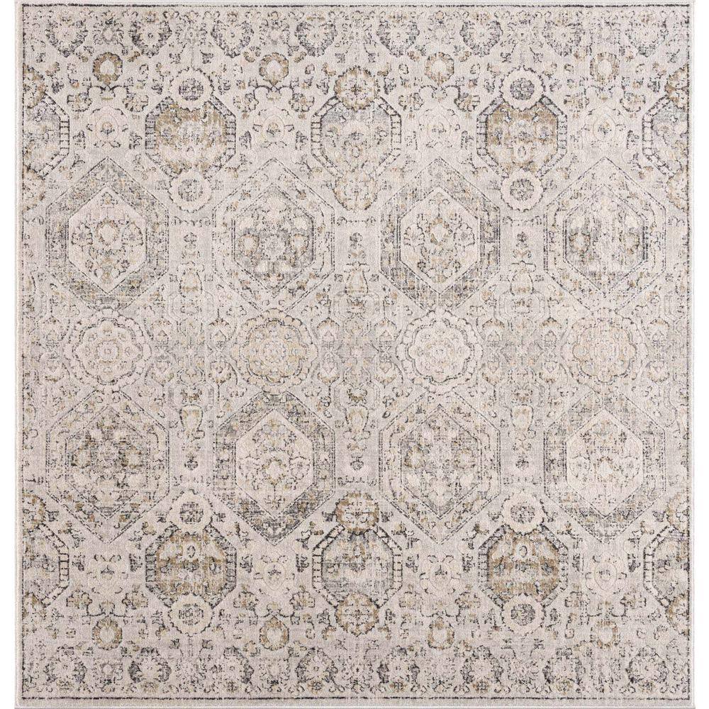 Parkerfield Black and Beige Medium Pile Rectangular Area Rug