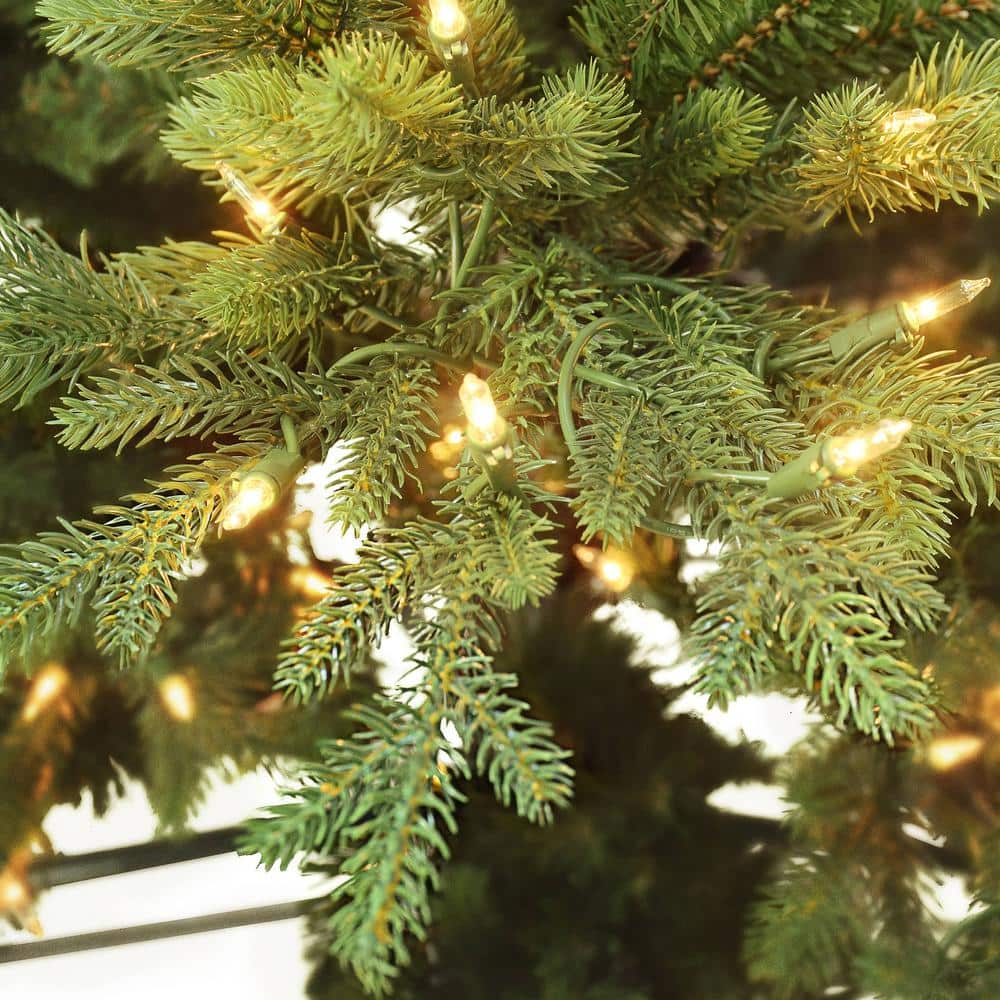 4.5 ft Pre-lit Green Balsam Fir Christmas Tree with Clear Lights