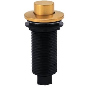 Sink Top Waste Disposal Replacement Air Switch Trim Only, Raised Button, Brushed Bronze