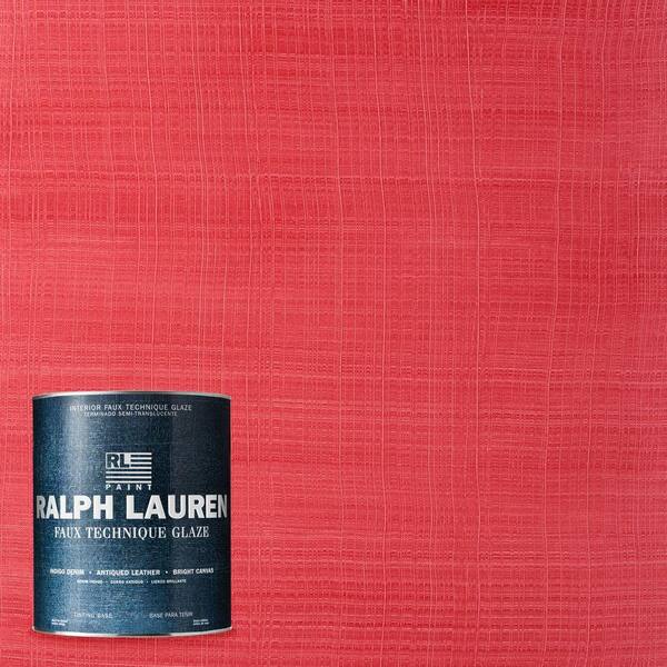 Ralph Lauren 1-qt. Paisley Pink Bright Canvas Specialty Finish Interior Paint