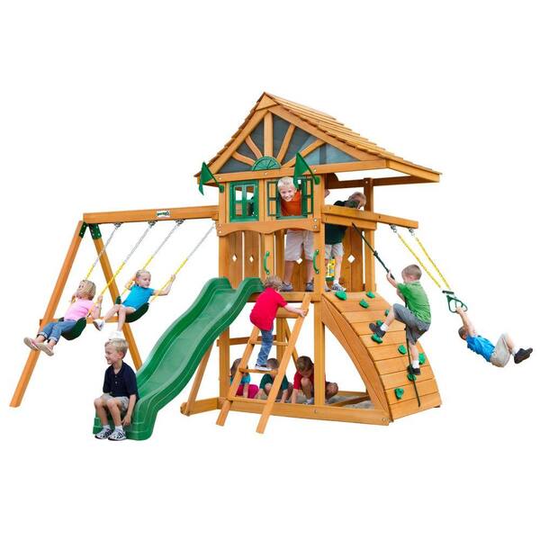 Gorilla Playsets Ovation Cedar Swing Set