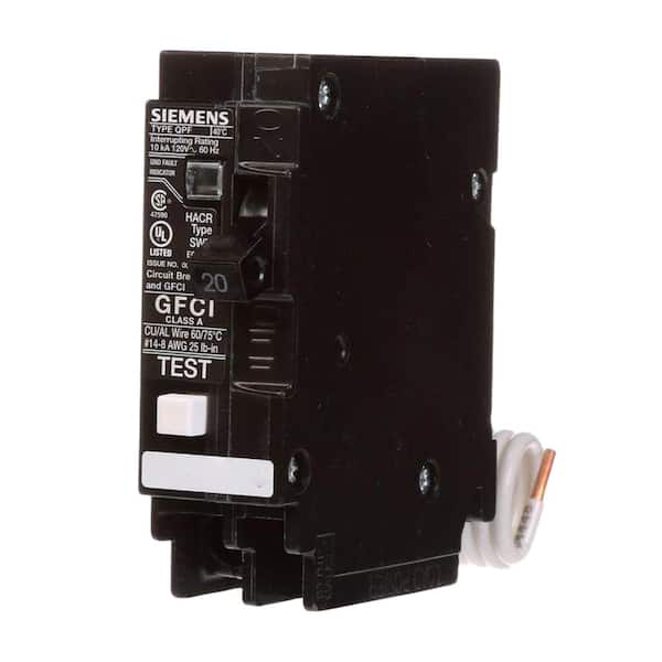 Siemens 20 Amp AFCI/GFCI Dual Function Circuit Breaker Q120DFP - The Home  Depot