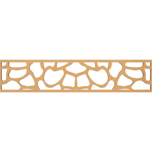 Ekena Millwork Rochester Fretwork 0.375 in. D x 46.75 in. W x 10 in. L MDF Wood Panel Moulding