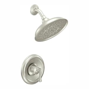 Ashville Single Handle 1-Spray Pattern Shower Faucet 2.0 GPM with Self-Cleaning Nozzles in. Spot-Resist Brushed Nickel