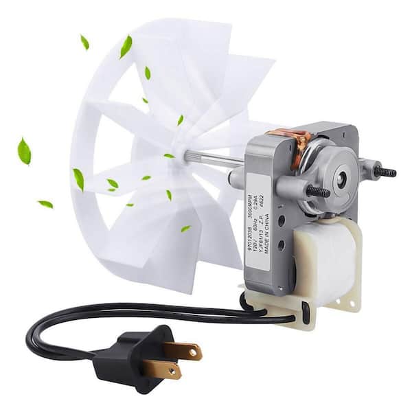 Bathroom Exhaust Fan Motor Kit 120V 60Hz 0.29A 3000RPM CCW Compatible with 659 662 663 668 678 688 Models