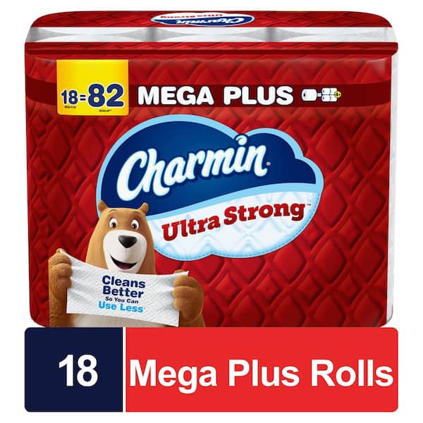 Ultra Strong Toilet Paper Roll (18 Mega Plus Rolls)