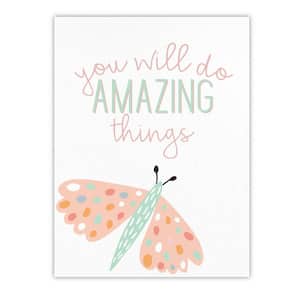 Amazing Things I Gallery-Wrapped Canvas Wall Art Unframed Abstract Art Print 24 in. x 20 in.