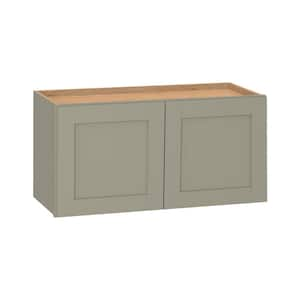 Westfield Dusk Gray Shaker Stock Assembled Wall Kitchen Bridge Cabinet (30 in. W x 12 in. D x 14 in. H)