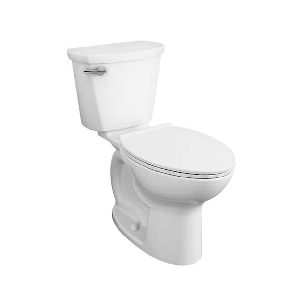 American Standard Cadet Pro Compact Tall Height 14 in. Rough-In 2-Piece 1.28 GPF Single Flush Elongated Toilet in White, Seat Not Included