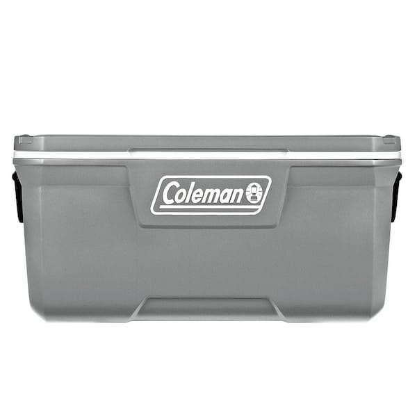 Unbranded 120 qt. Insulated Portable Hard Chest Cooler with Heavy Duty Handles, Leak-Proof for Beach and Camping in Rock Gray