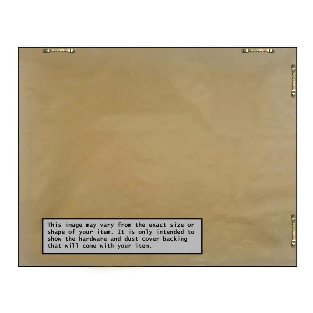 Natural Cork Bulletin Board with Black Plastic Frame, 14" x 32"
