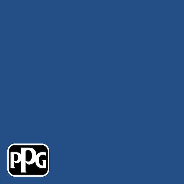1 gal. PPG1161-7 Brilliant Blue Semi-Gloss Door, Trim and Cabinet Paint Low VOC