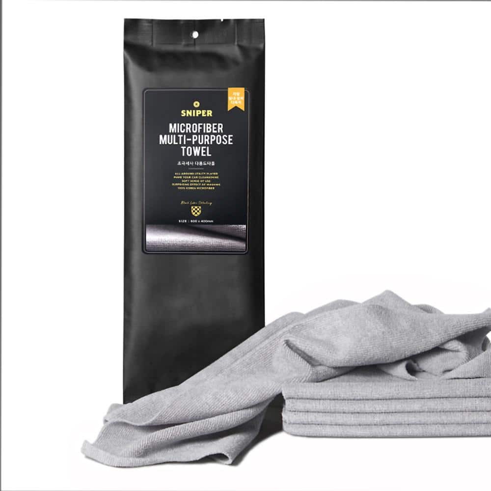 SNIPER Microfiber, Car Detailing Towel, MULTI-PURPOSE, Quick and Easy Dryin