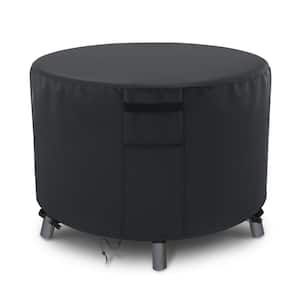 Heavy-duty 44 in. Dia x 25 in. H Round Fire Pit Cover Waterproof Outdoor Durable and UV-Resistant